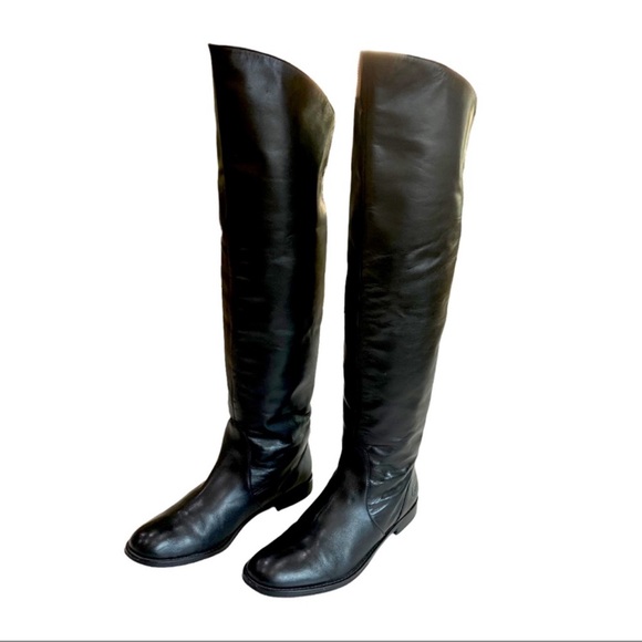 Coach Cheyenne Over The Knee Genuine Leather Boots - Picture 2 of 10